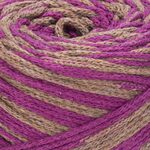 YarnArt MACRAME COTTON Jazzy 1206 фуксия-какао оптом
