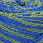 YarnArt MACRAME COTTON Jazzy 1217 аспарагус-василёк оптом