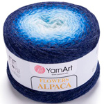 YarnArt FLOWERS ALPACA 409 ультрамарин-василек оптом